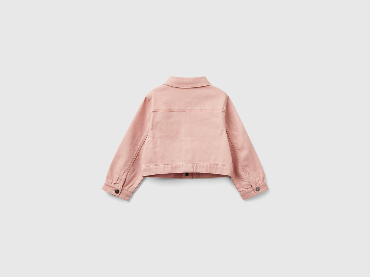 Giacca in cotone stretch colorato