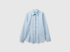 Camicia in misto cotone stretch