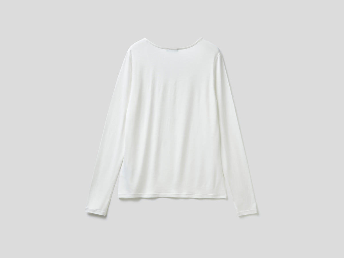 Maglietta in viscosa stretch