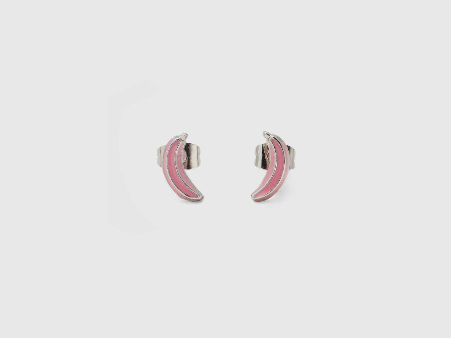 Orecchini a lobo con banana da donna rosa | Benetton Outlet