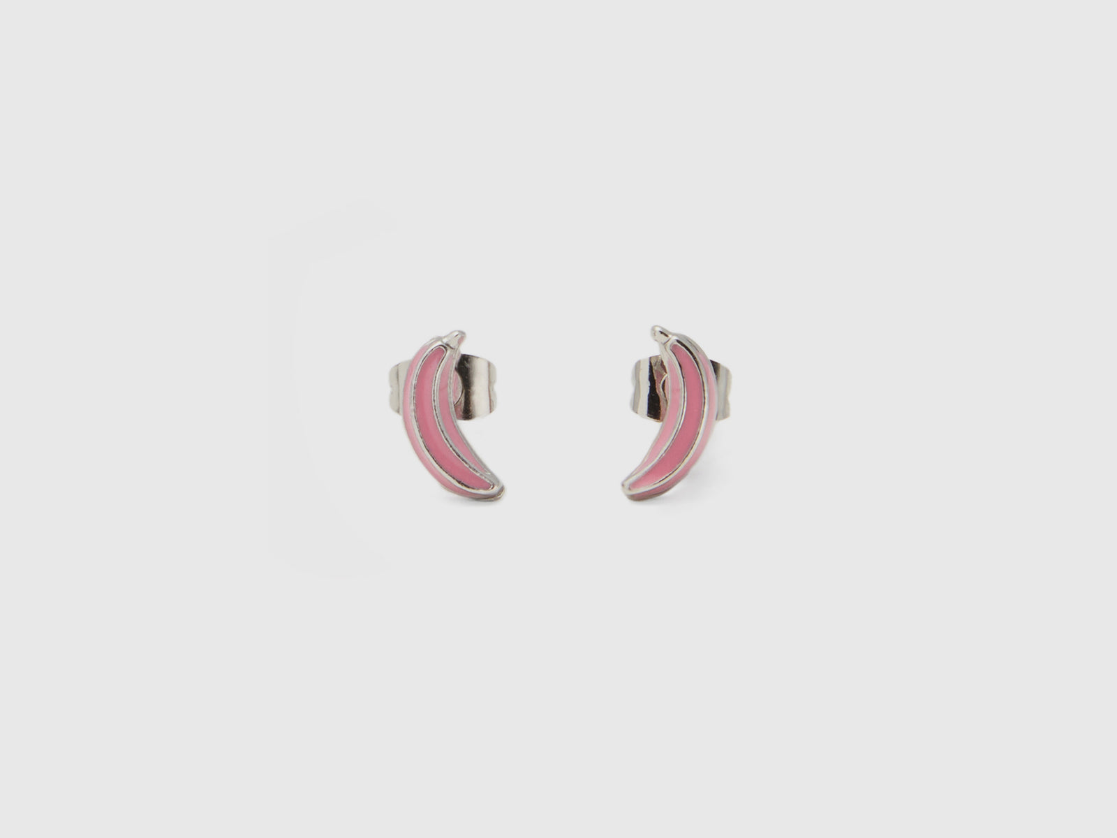 Orecchini a lobo con banana da donna rosa | Benetton Outlet
