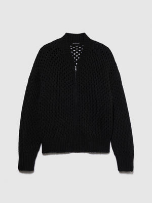 Cardigan bomber fit