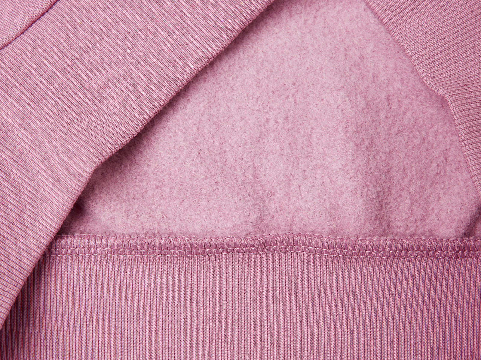 Felpa con zip e paillettes da bambina rosa 3 | Benetton Outlet