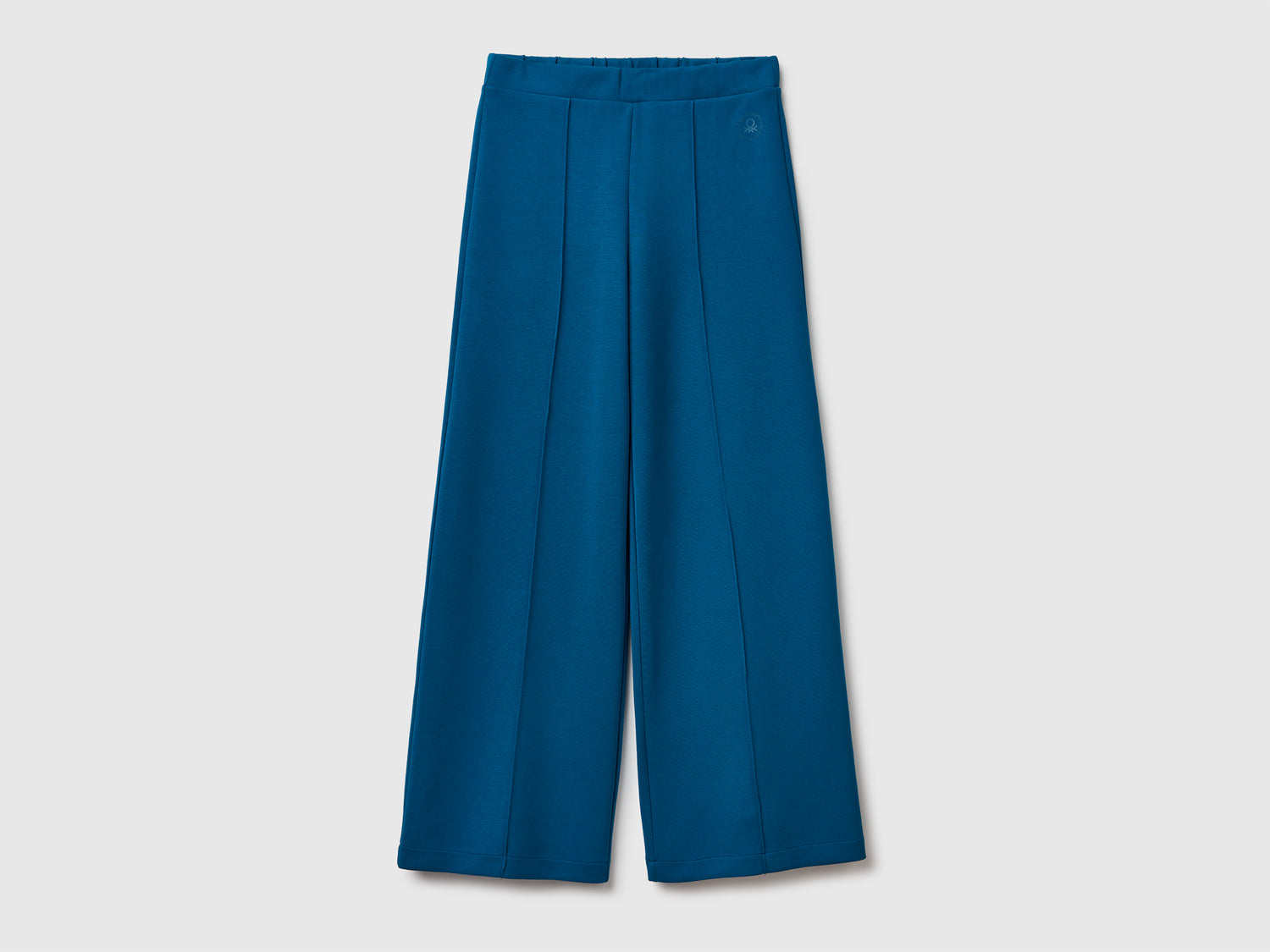 Pantaloni in misto Modal da donna verde ottanio | Benetton Outlet