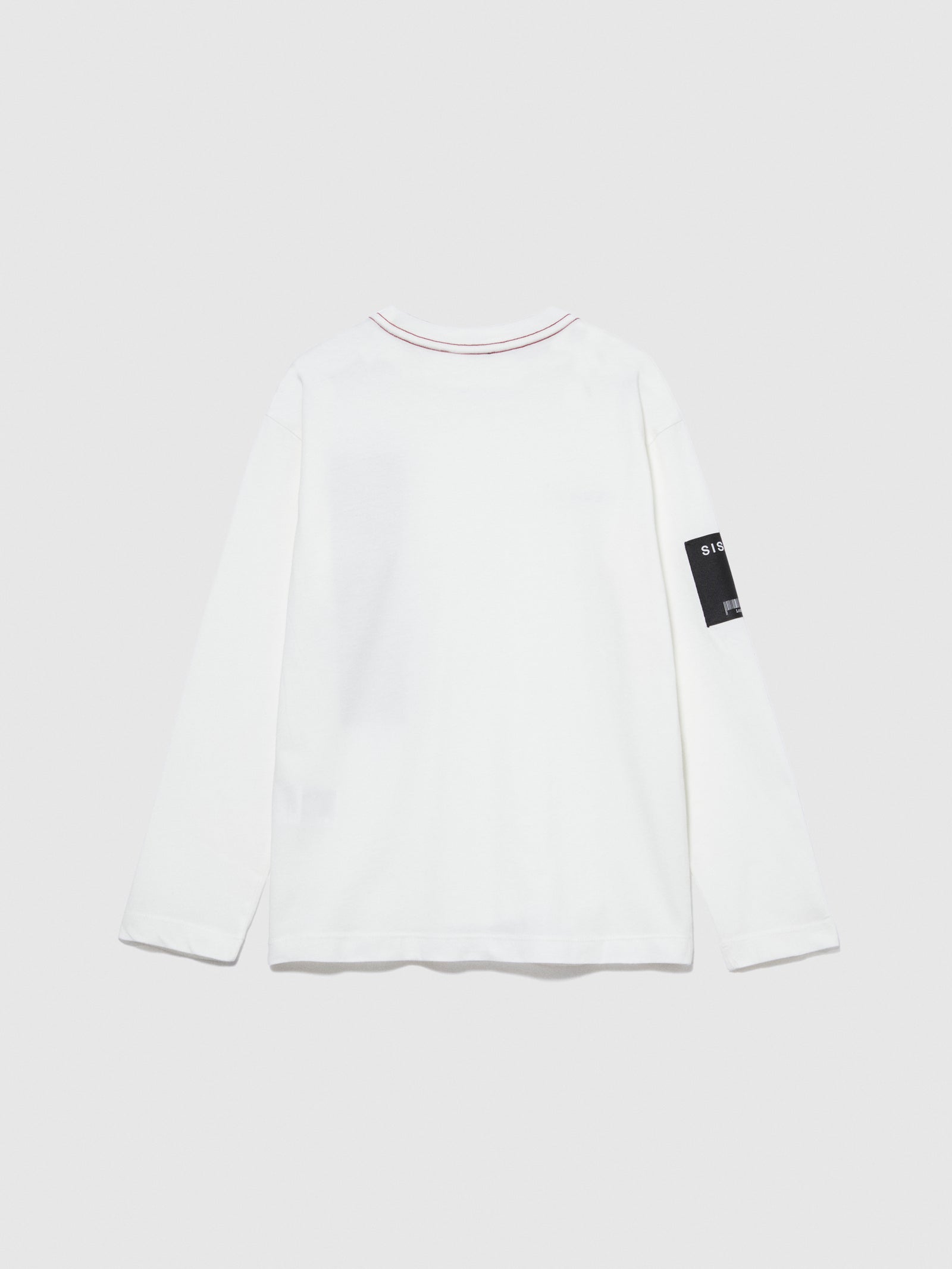 T-shirt over con stampa da bambino bianco 2 | Sisley young Outlet