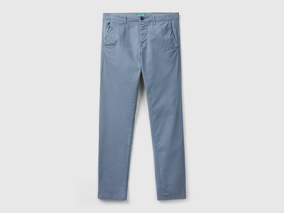 Chino slim fit blu