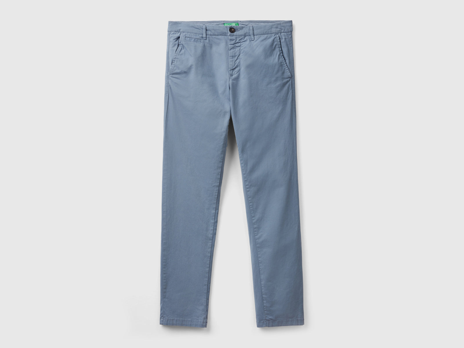 Chino slim fit blu da uomo avio | Benetton Outlet