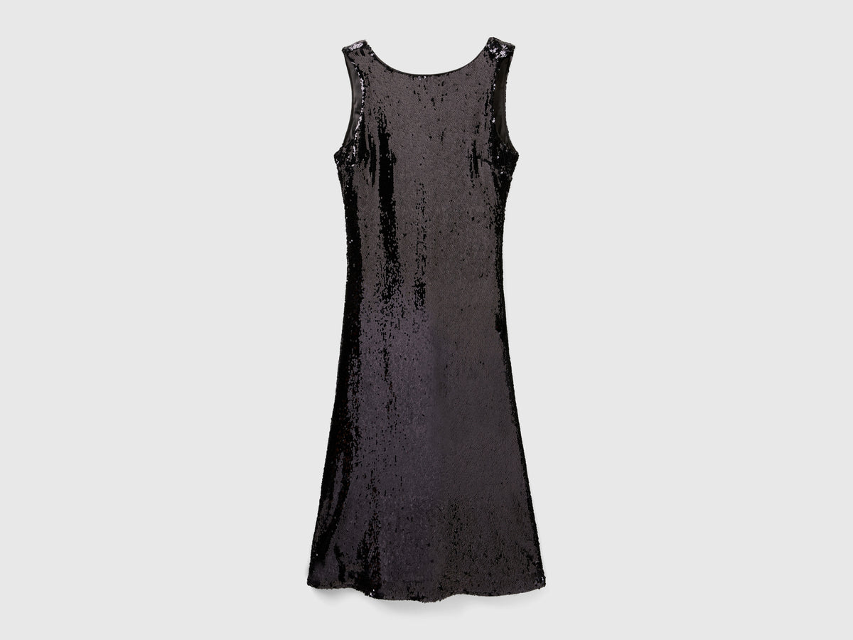 Abito lungo con paillettes