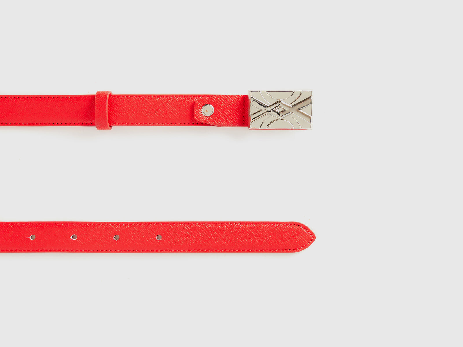 Cintura sottile da donna rosso 2 | Benetton Outlet