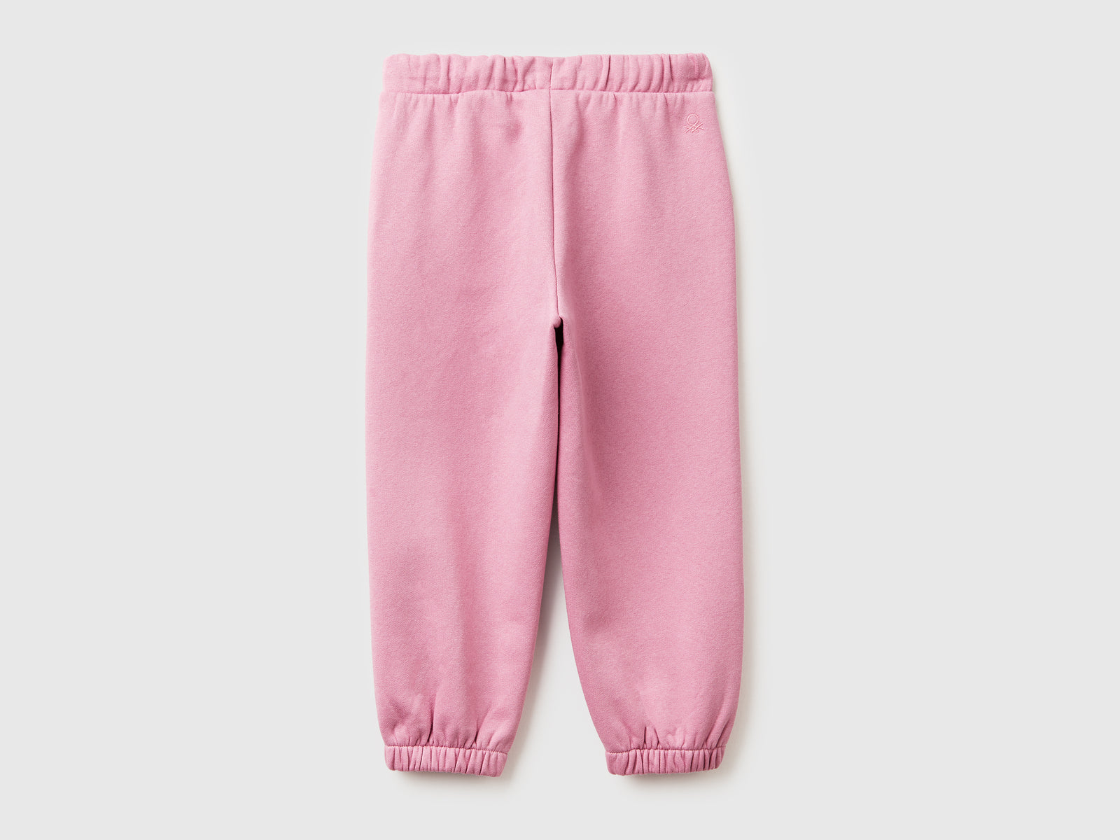 Joggers in felpa con coulisse da bimba rosa 2 | Benetton Outlet