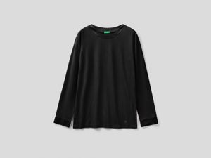 Maglia con inserti satin