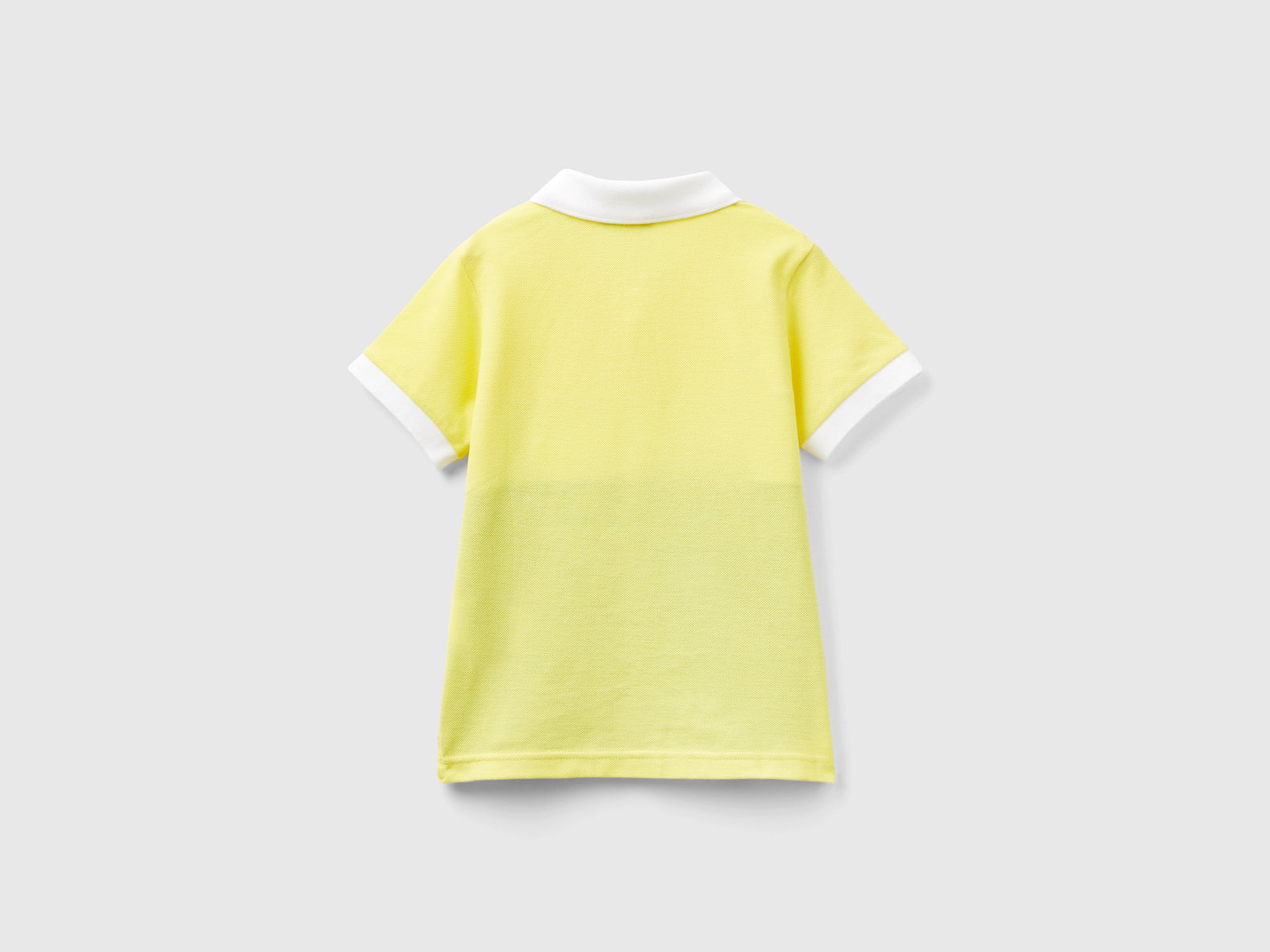 Polo color block con patch da bimbo giallo 2 | Benetton Outlet