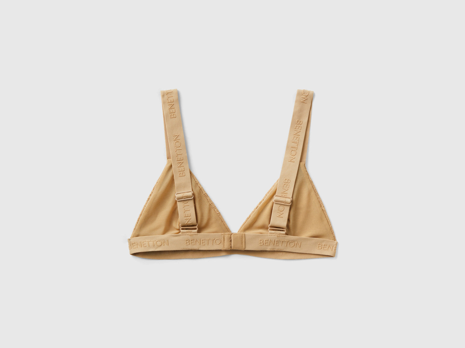 Reggiseno a triangolo in pizzo da donna cammello 2 | Benetton Outlet