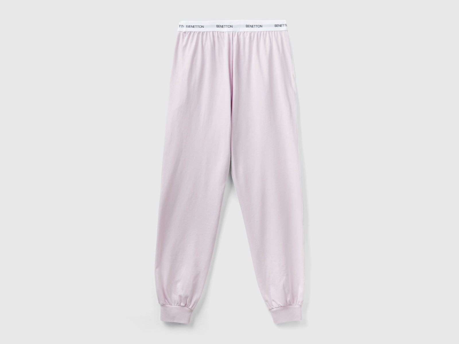 Pantaloni con elastico logato da donna lilla 2 | Benetton Outlet