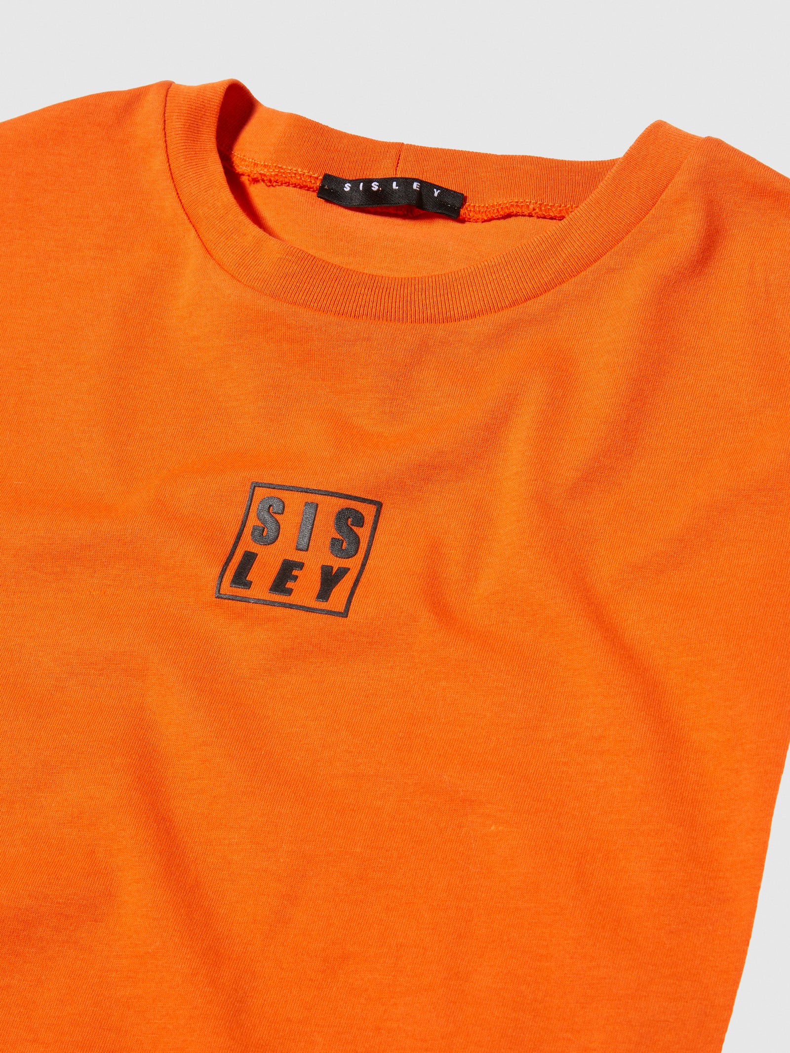 T-shirt con contrasto da bambino arancione 2 | Sisley young Outlet