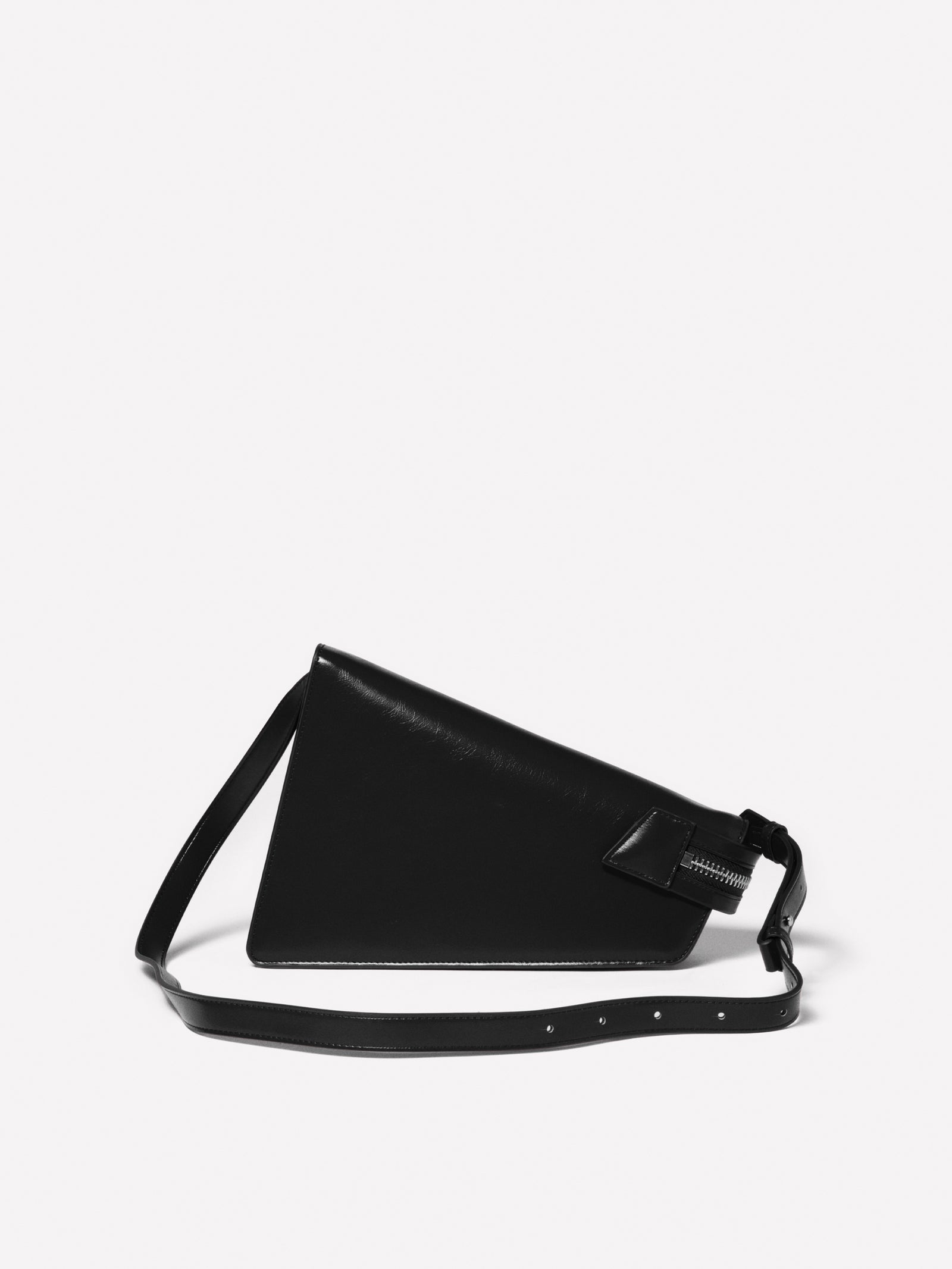 Bolso asimétrico con bandolera da donna nero 2 | Sisley Outlet