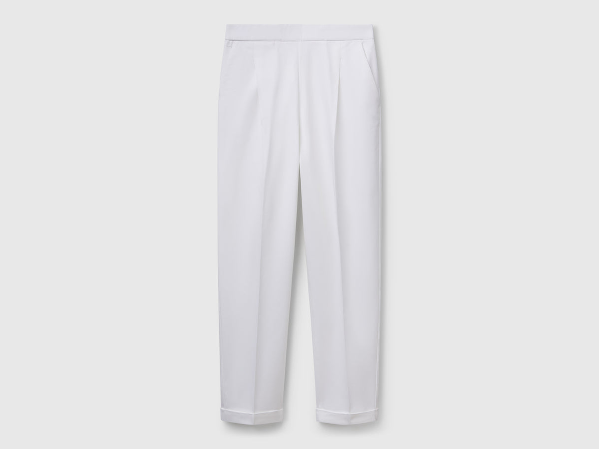 Pantaloni in cotone elasticizzato