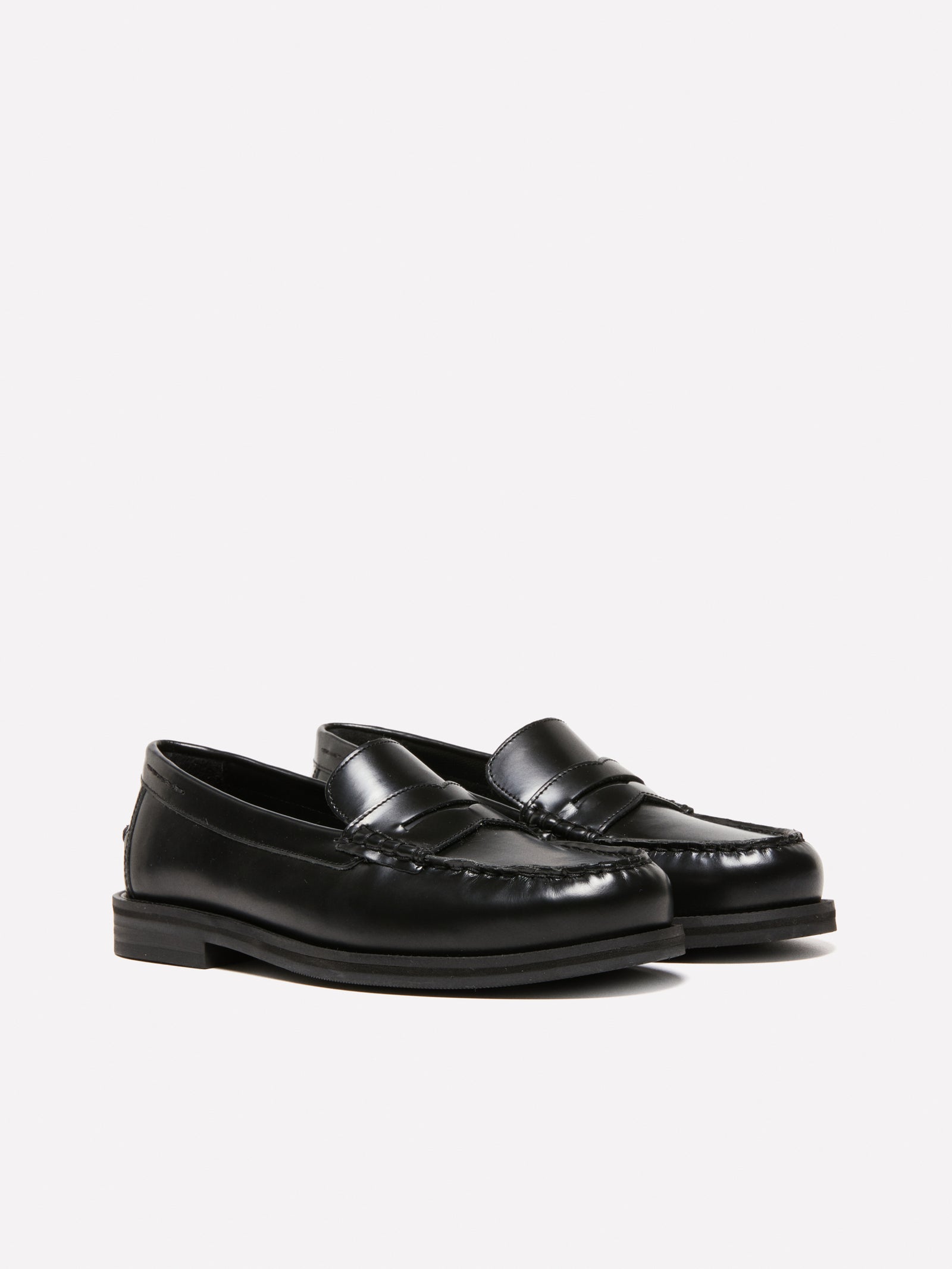 Mocassini in pelle da donna nero | Sisley Outlet