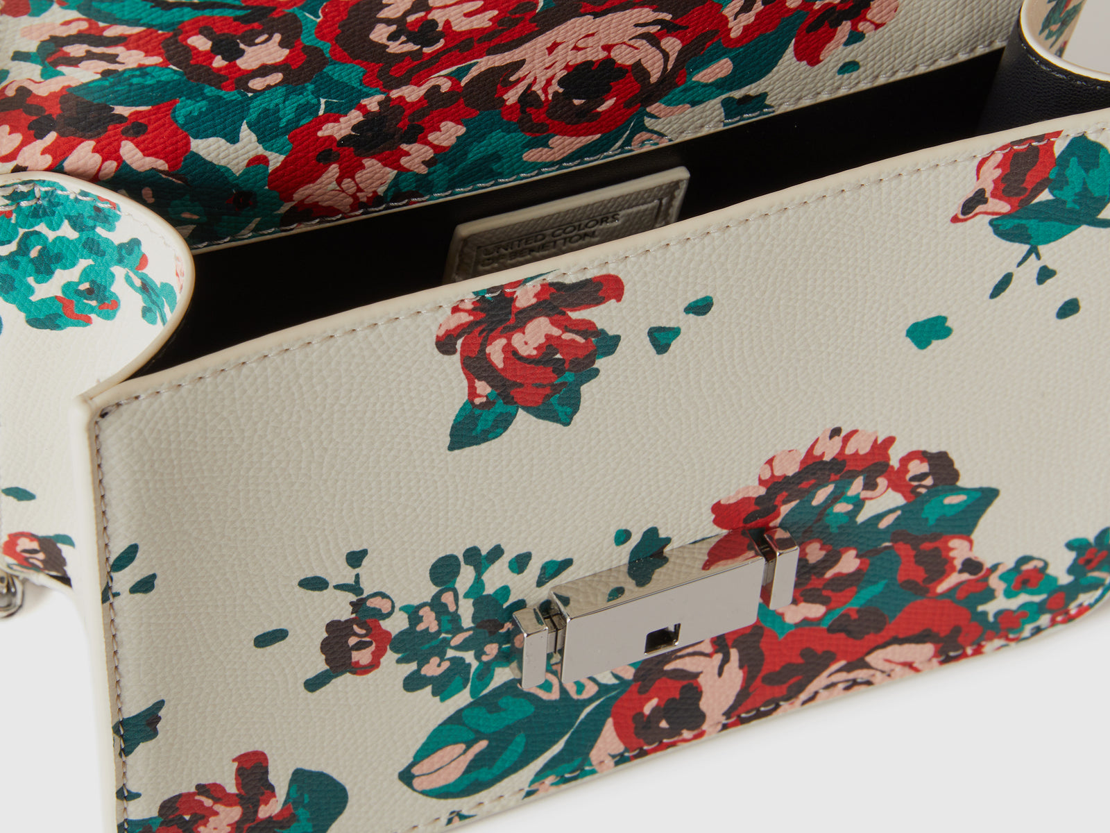 Be Bag piccola con stampa floreale da donna bianco panna 3 | Benetton Outlet