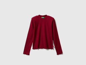 Maglietta slim fit in cotone stretch