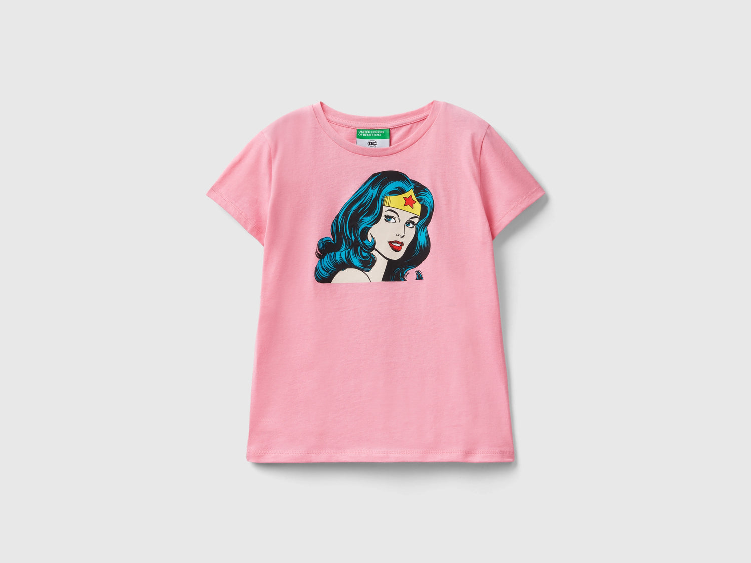 T-shirt ©&™ DC Comics Wonder Woman da bambina rosa | Benetton Outlet