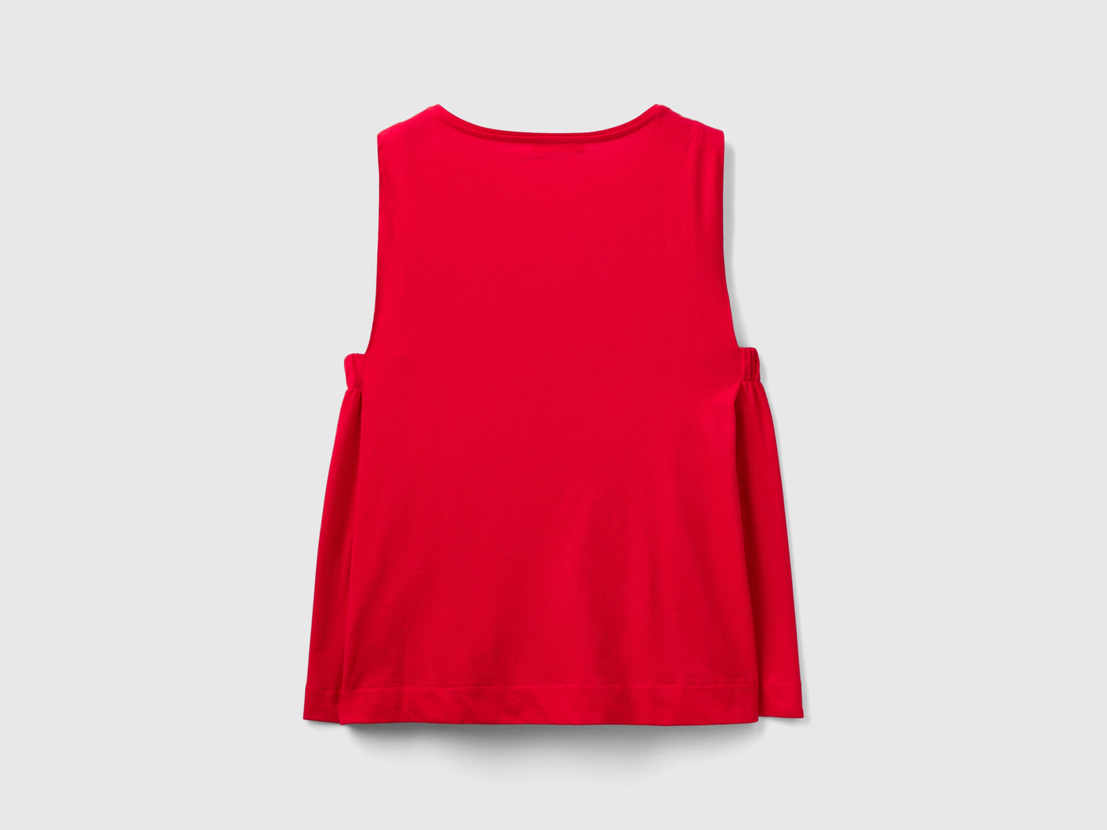 Top con scollo a V da donna rosso 2 | Benetton Outlet