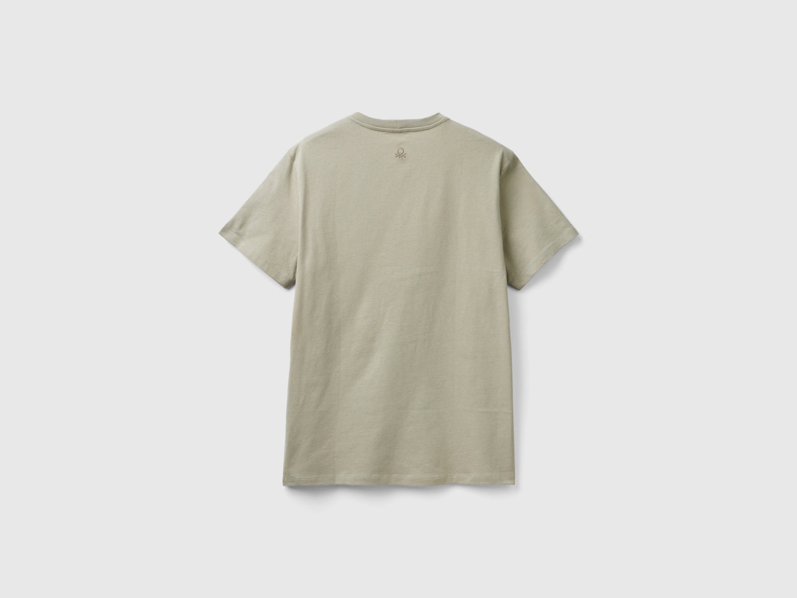 T-shirt regular fit con stampa da uomo beige 2 | Benetton Outlet