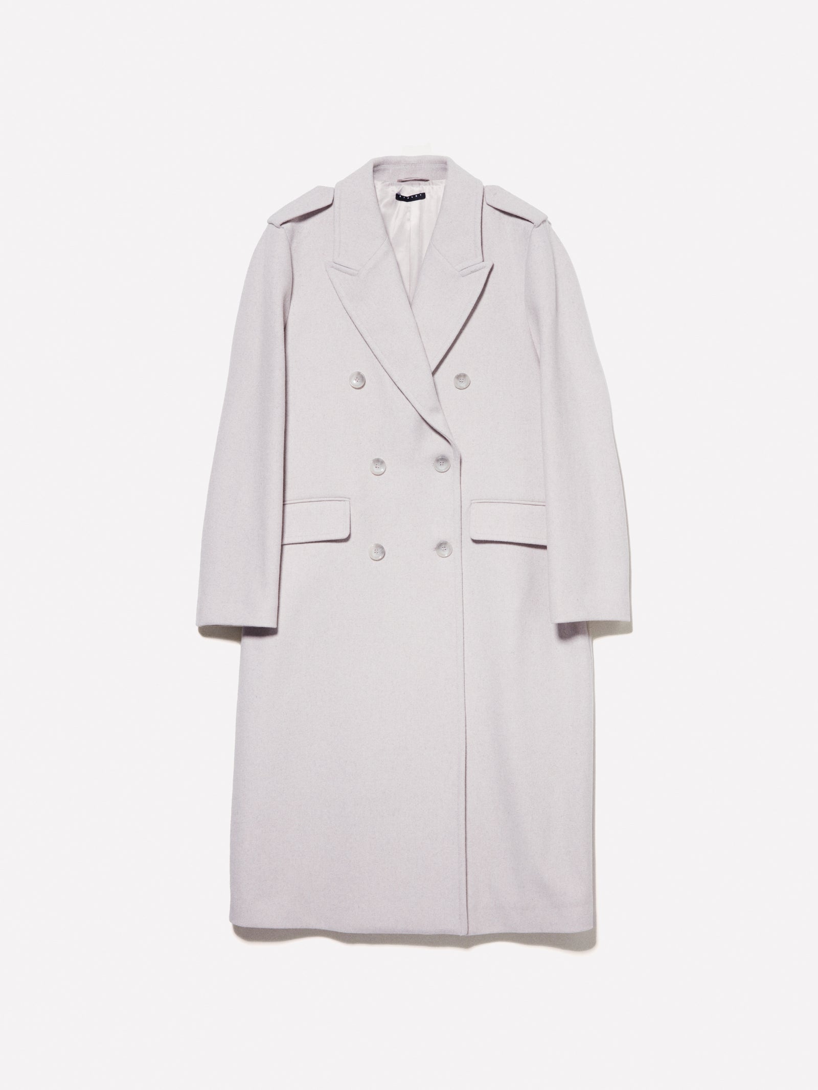 Long coat da donna bianco panna | Sisley Outlet