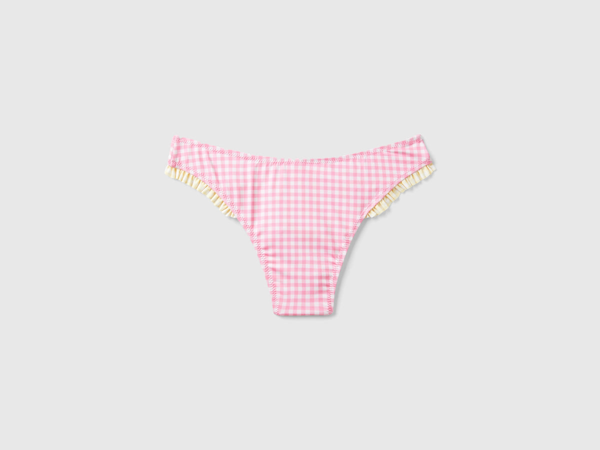 Slip mare a V vichy