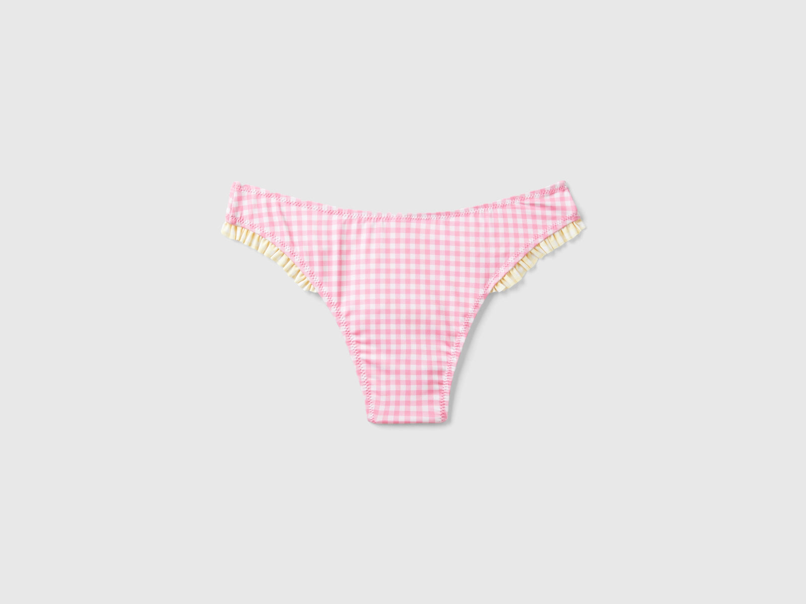 Slip mare a V vichy da donna rosa 2 | Benetton Outlet