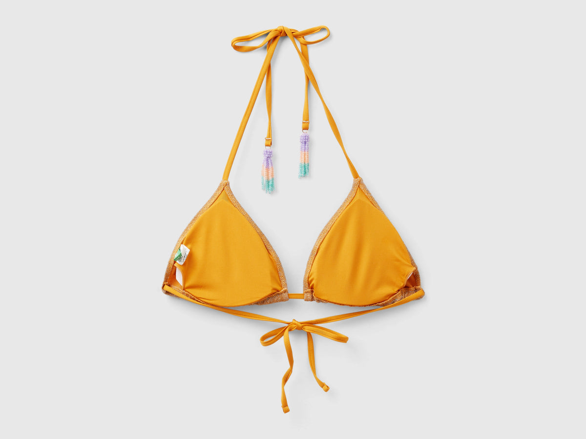 Triangolo mare con lurex