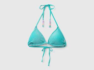 Triangolo mare con lurex