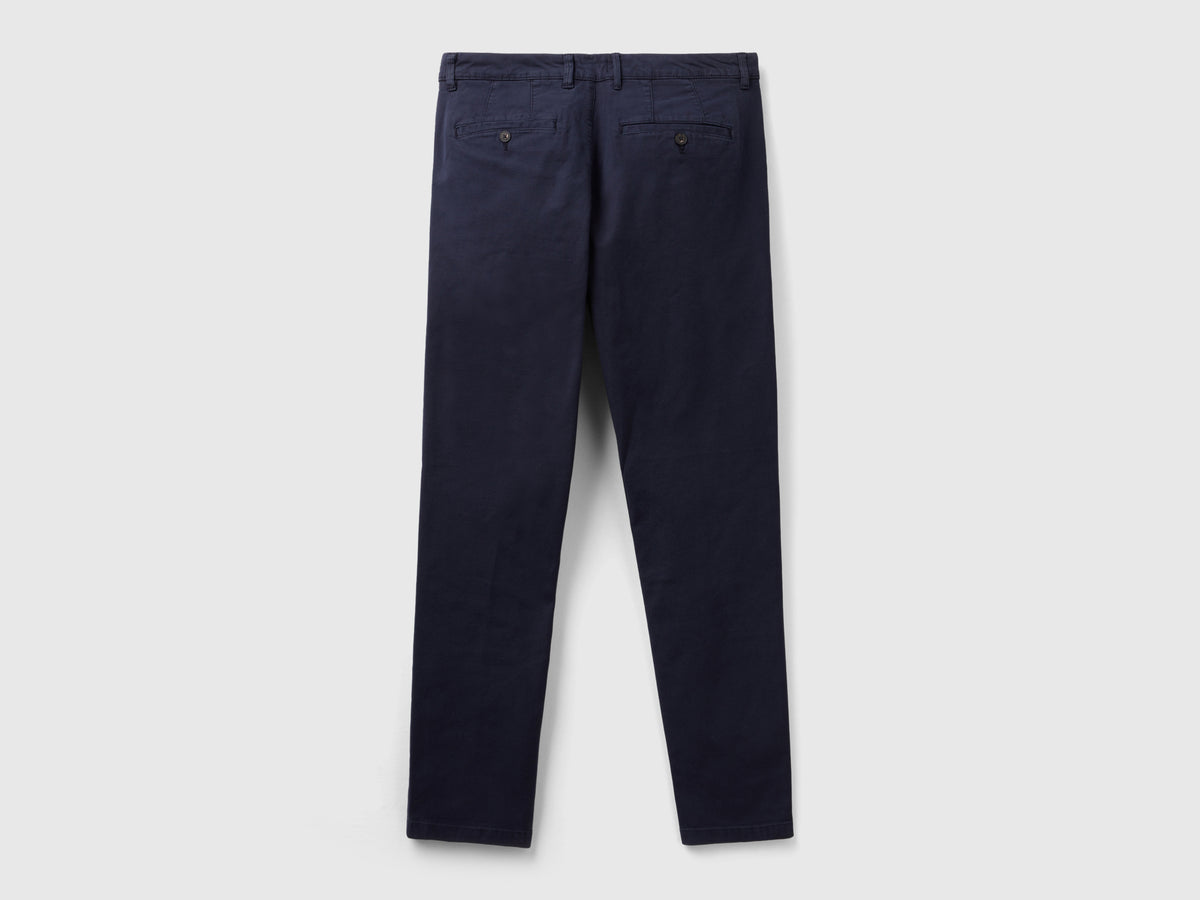 Chino slim fit in cotone stretch