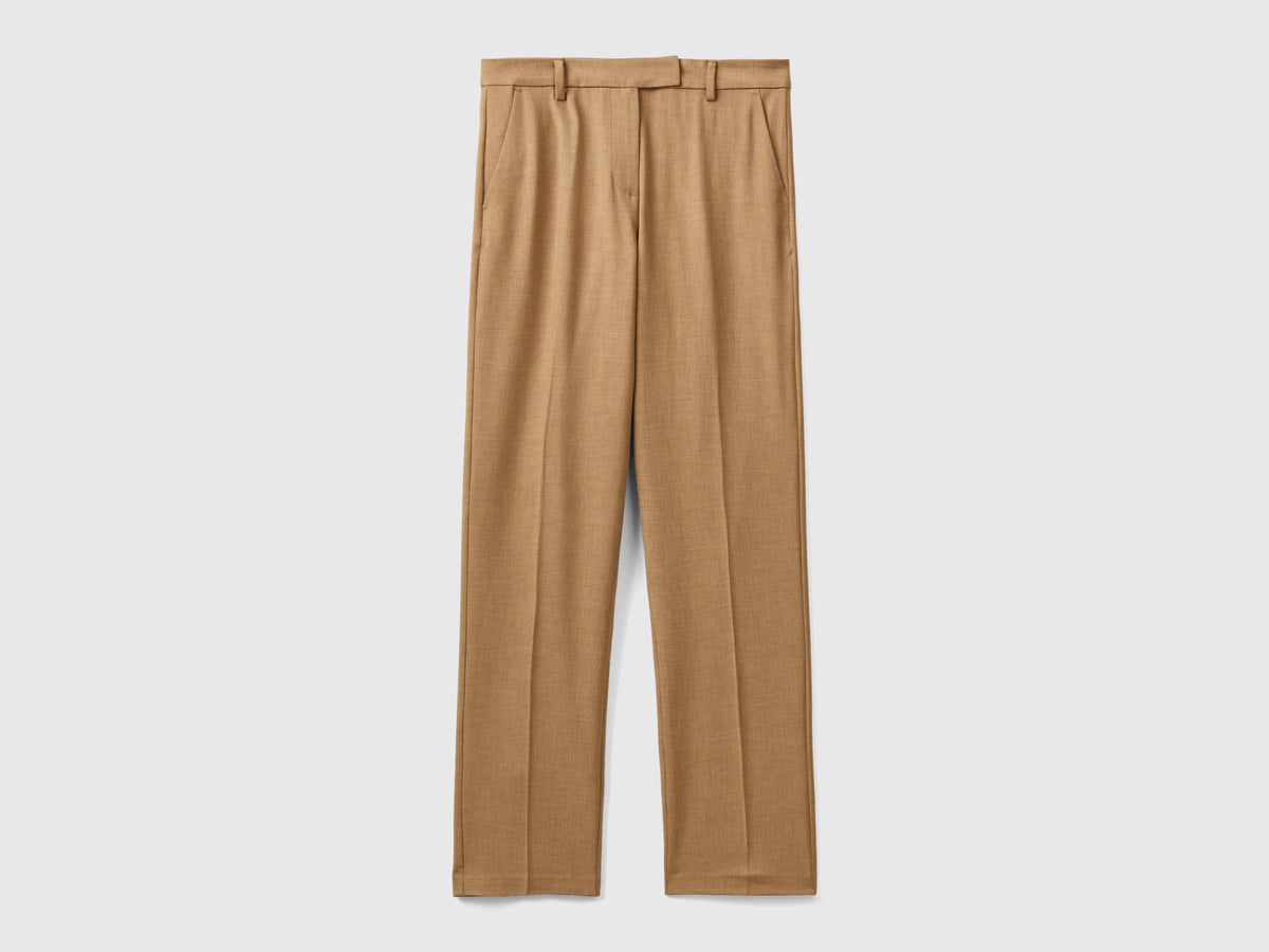 Pantaloni fluidi regular fit