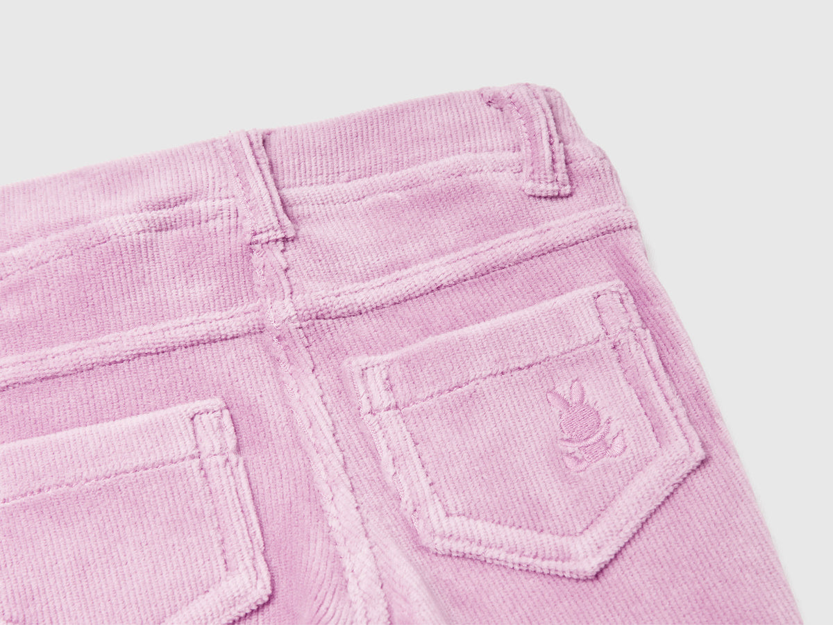Pantaloni in ciniglia stretch
