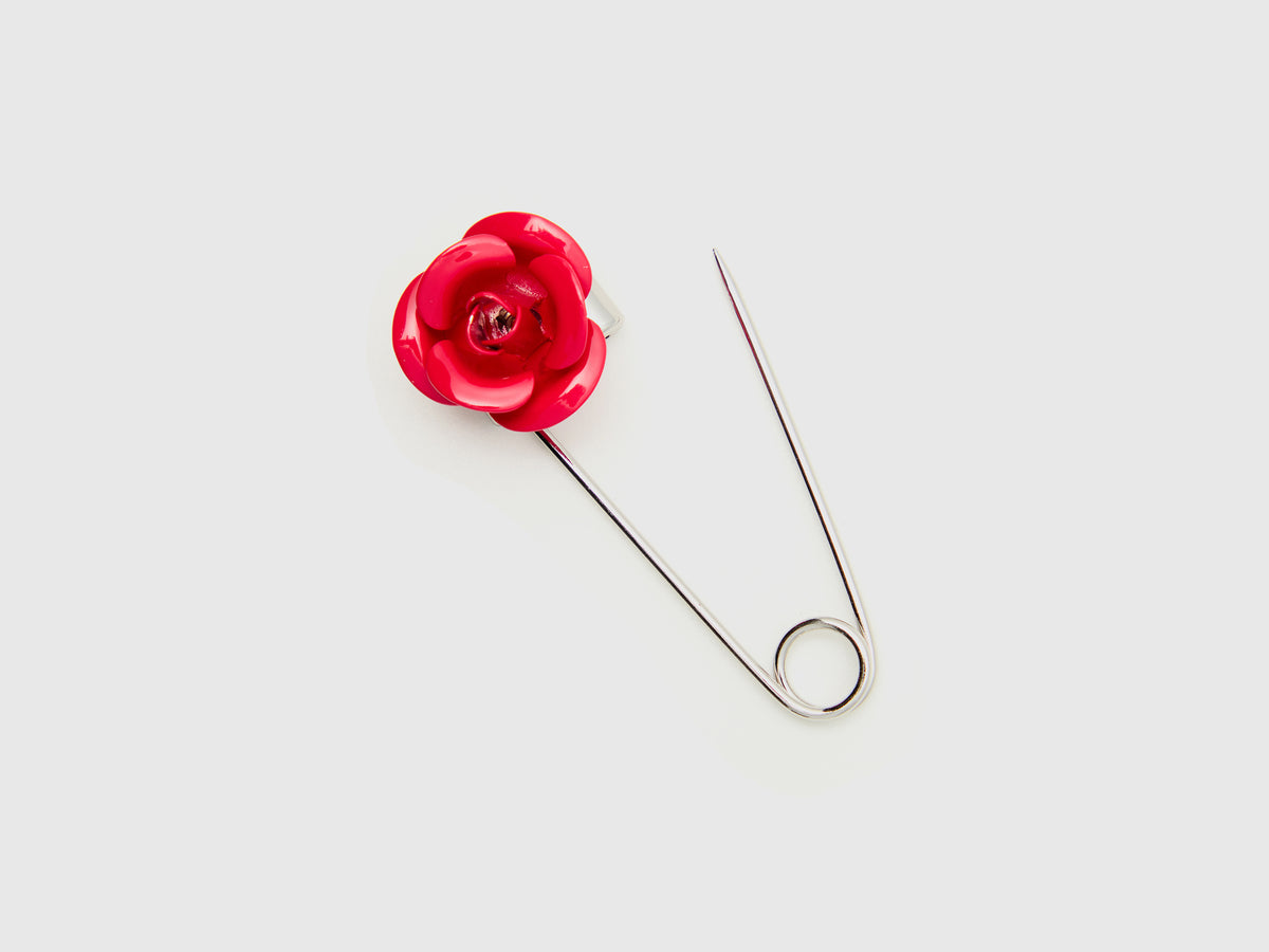 Spilla con rosa