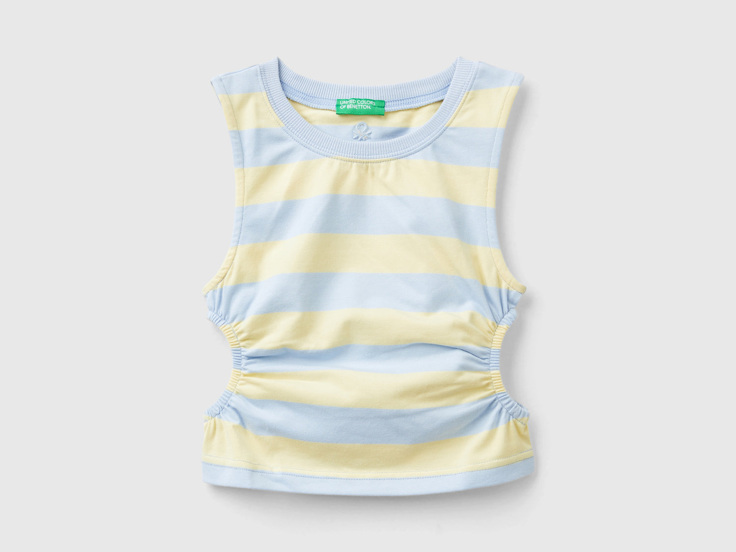 Top a righe con oblò da bambina multi-color | Benetton Outlet
