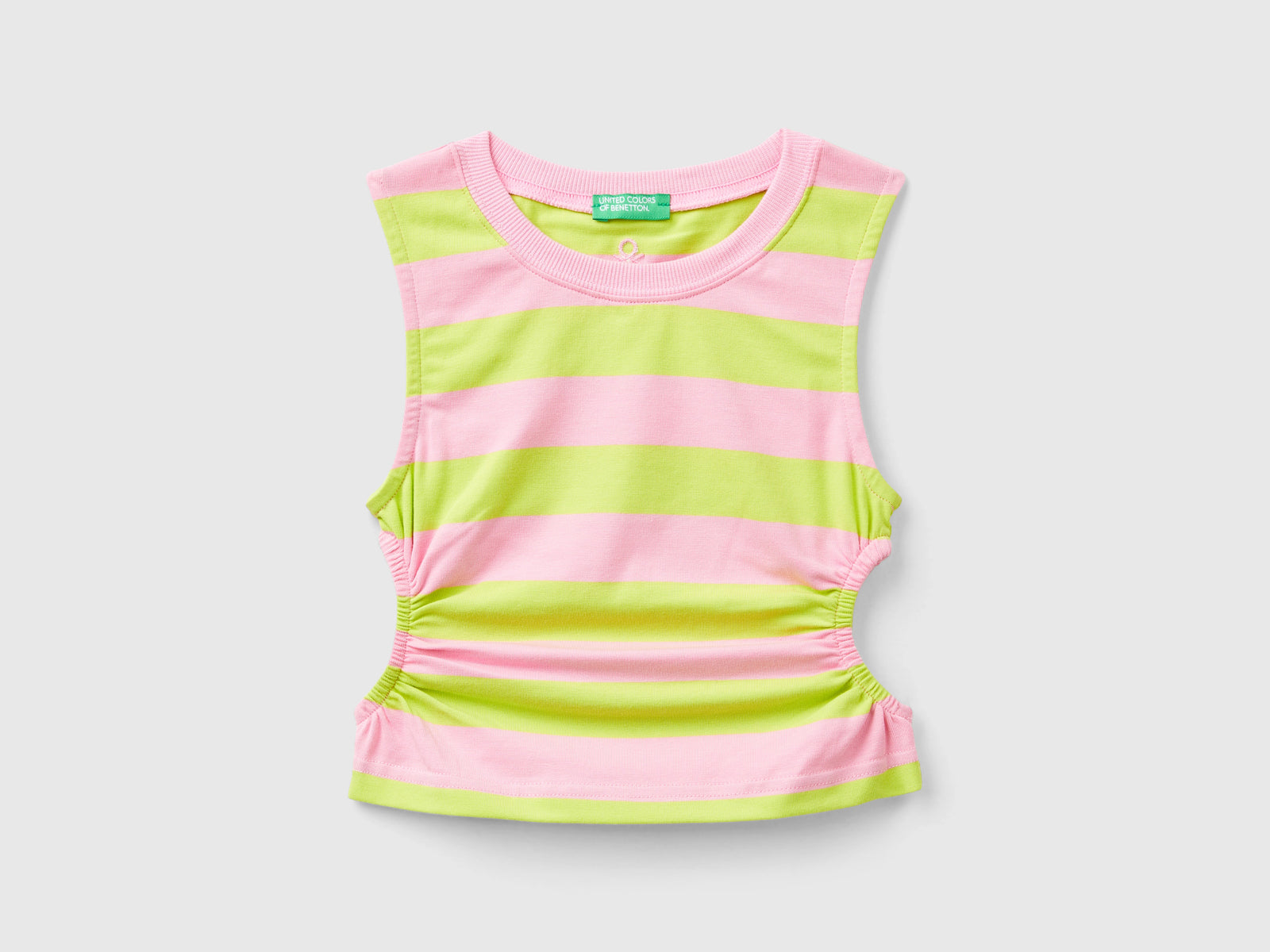 Top a righe con oblò da bambina multi-color | Benetton Outlet