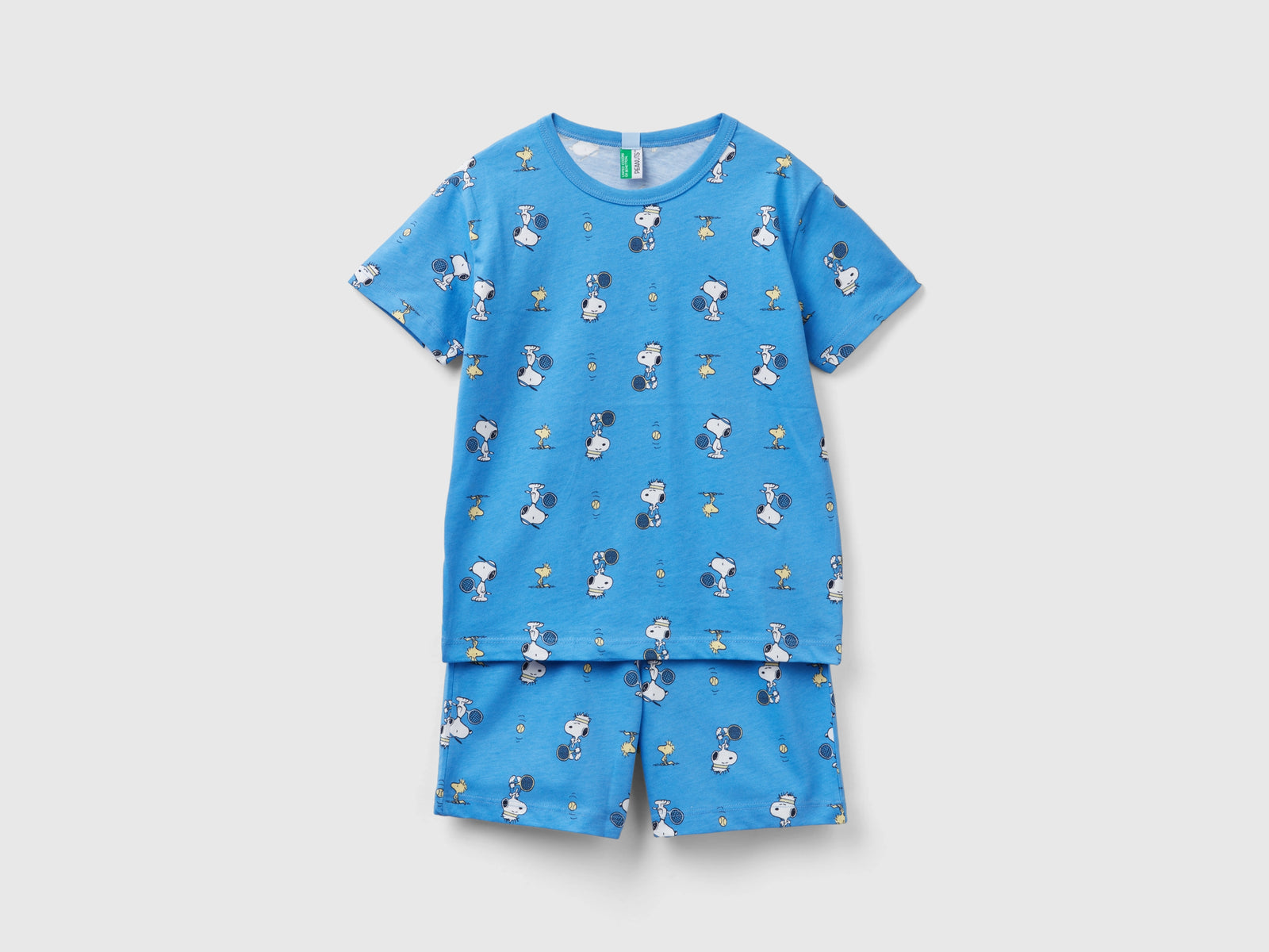 Pigiama corto Snoopy ©Peanuts da bambino azzurro | Benetton Outlet