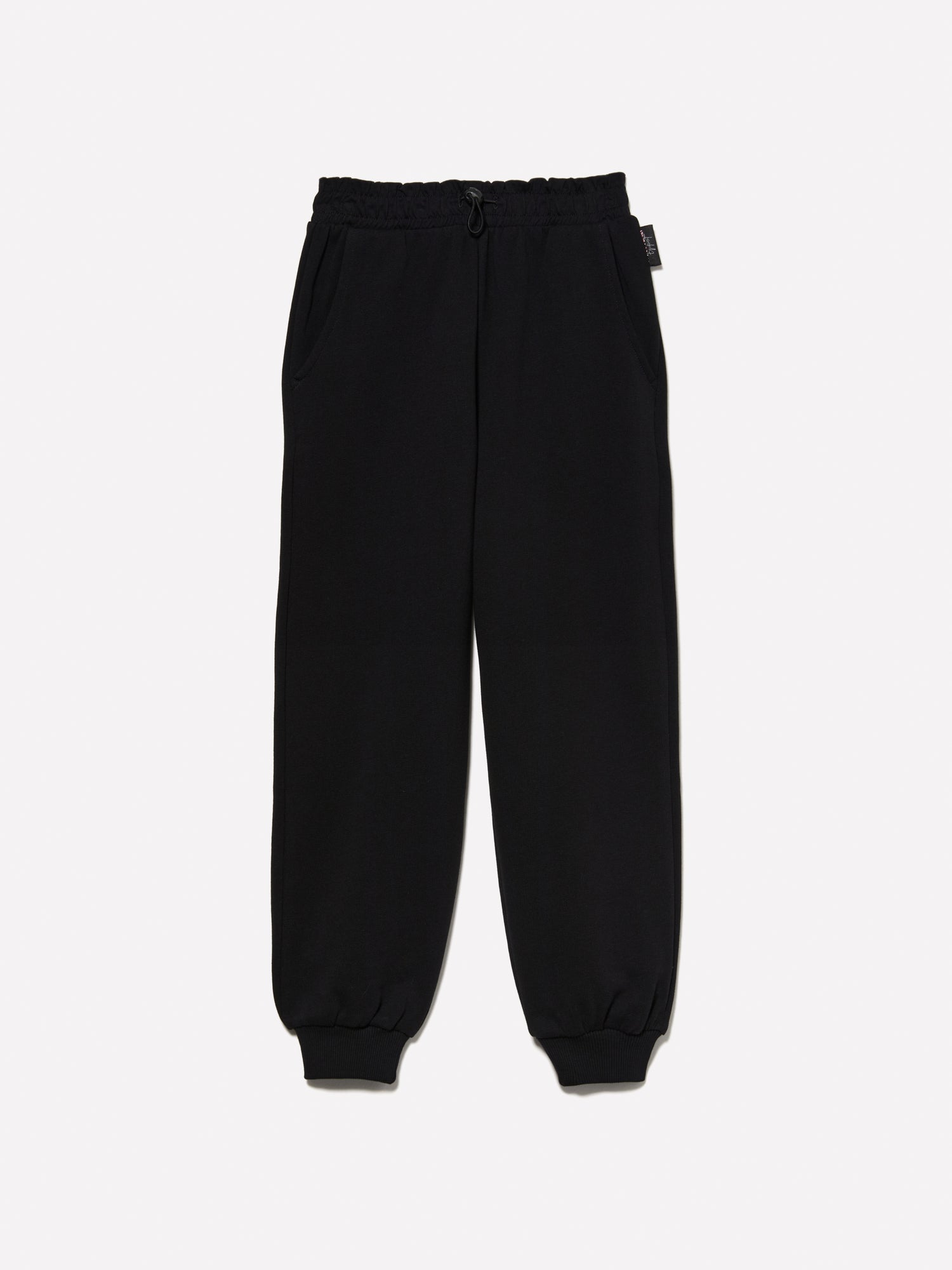 Joggers in felpa buggy fit da bambina nero | Sisley young Outlet