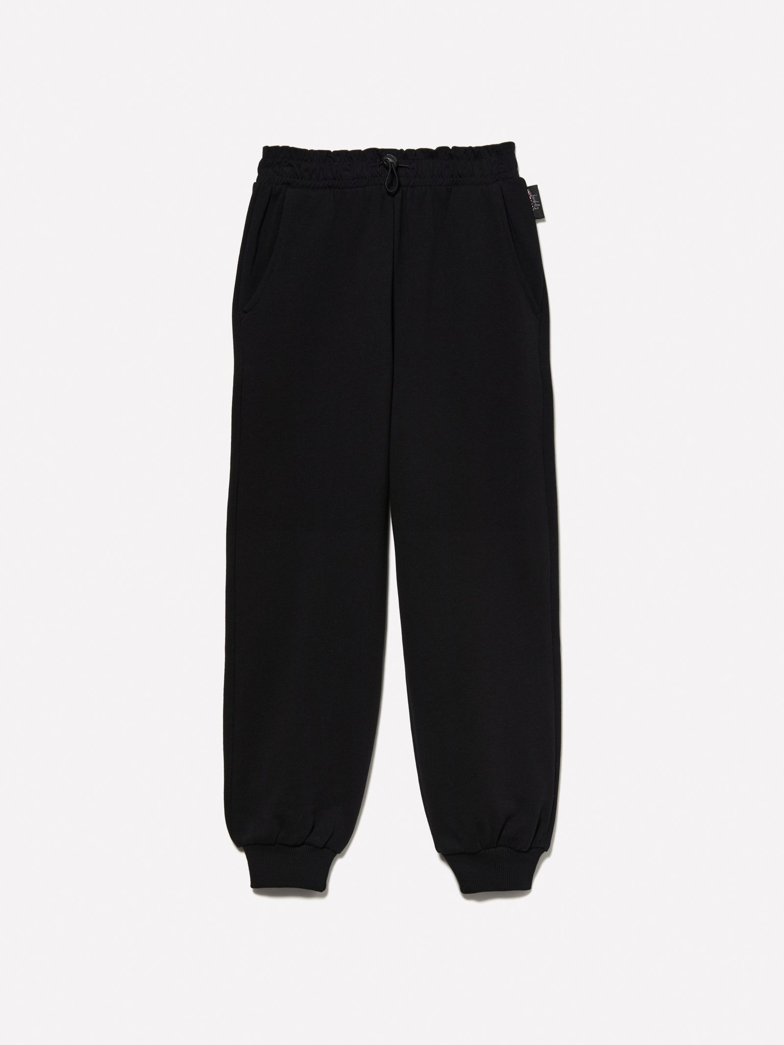 Joggers in felpa buggy fit da bambina nero | Sisley young Outlet