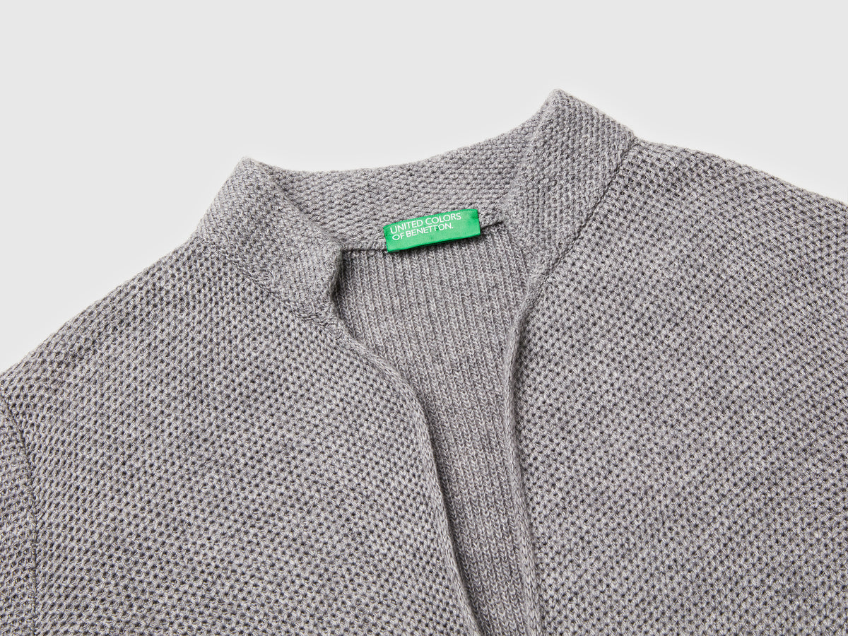 Giacca in maglia misto lana e cashmere