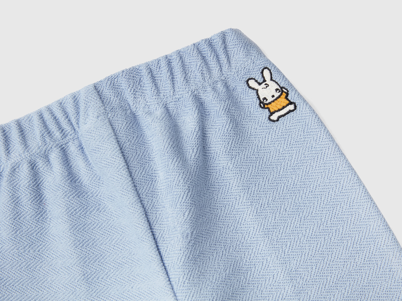 Pantaloni in felpa da neonato celeste 2 | Benetton Outlet