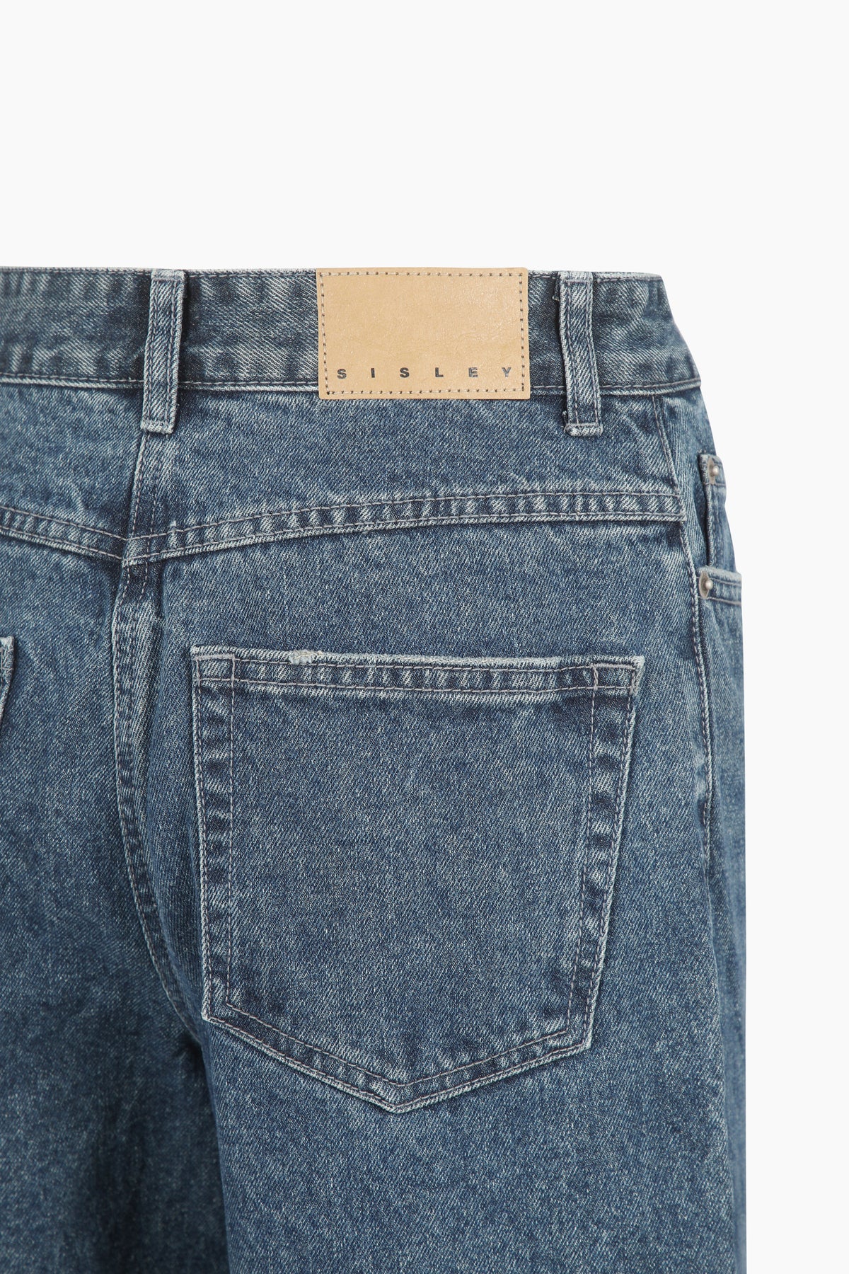 Jeans blu chiaro a palazzo