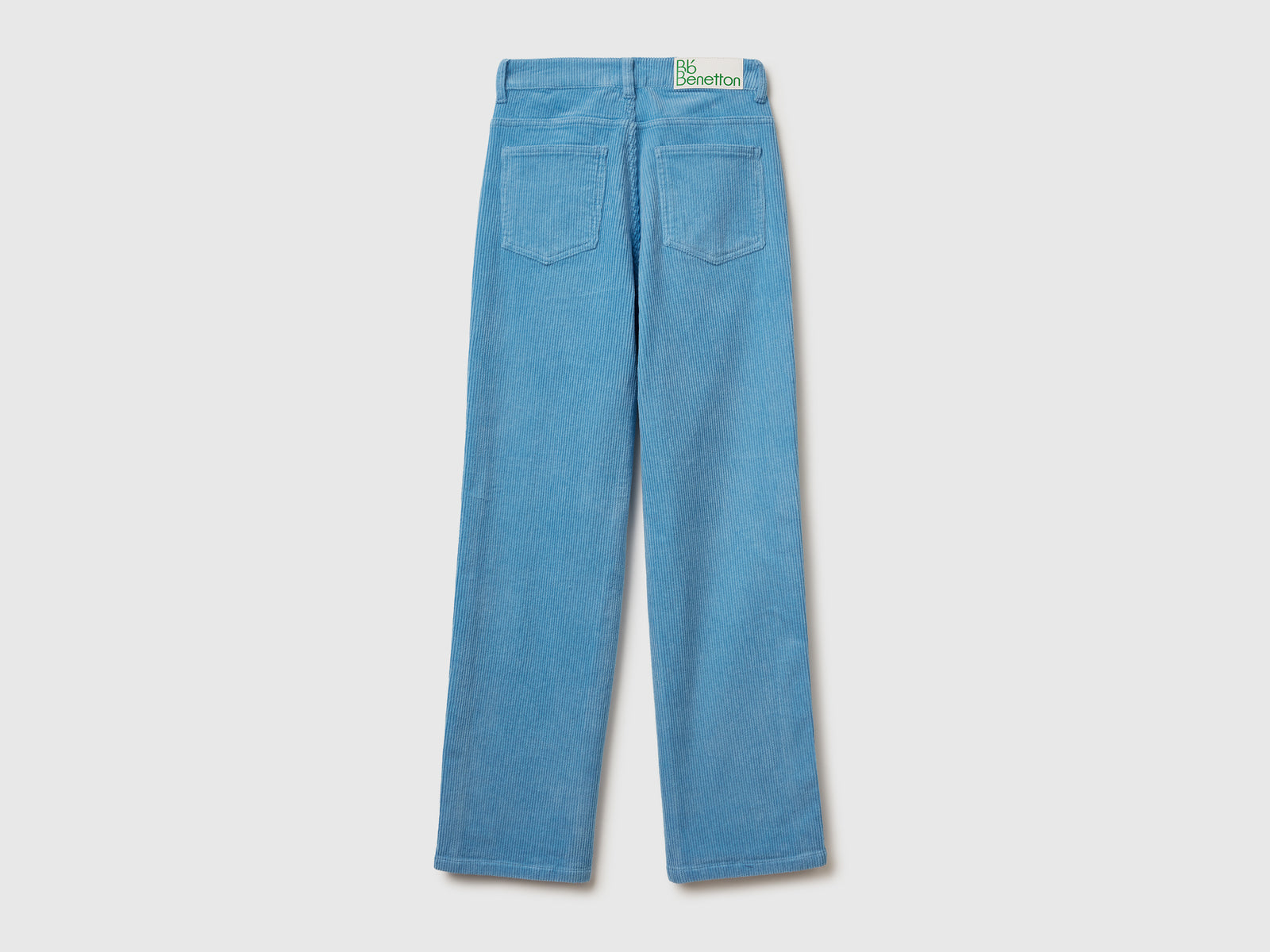 Pantaloni in velluto da donna turchese 2 | Benetton Outlet