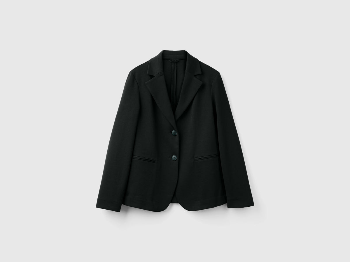 Blazer in misto cotone