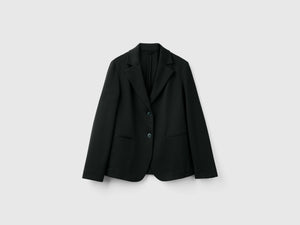 Blazer in misto cotone
