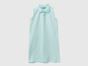 Vestito smanicato stile polo