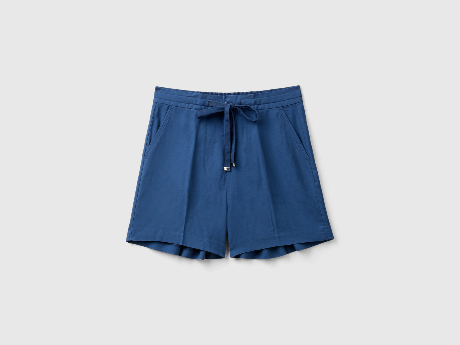 Bermuda con coulisse da donna avio | Benetton Outlet