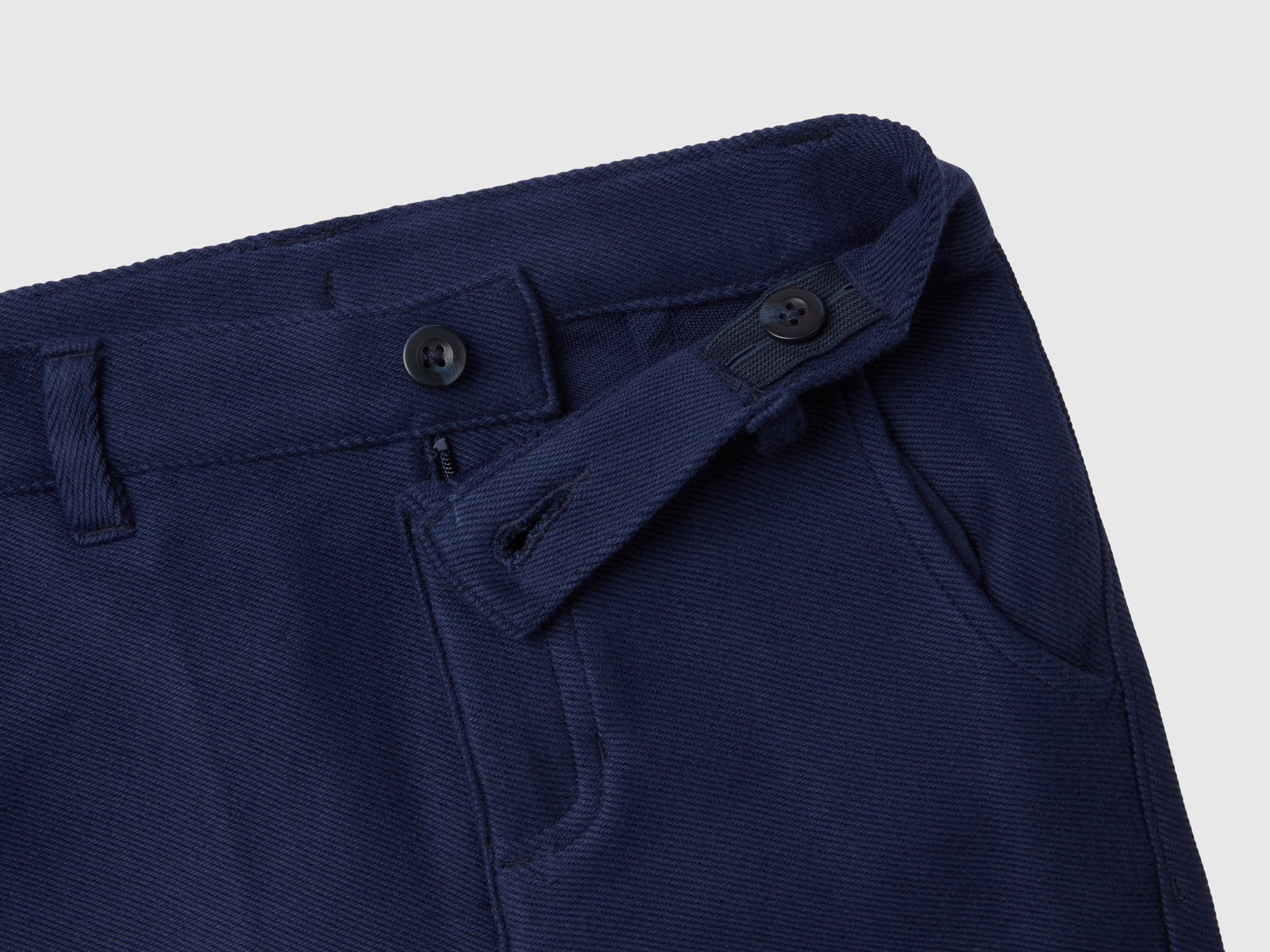 Pantaloni in felpa regular fit da bimbo blu scuro 3 | Benetton Outlet
